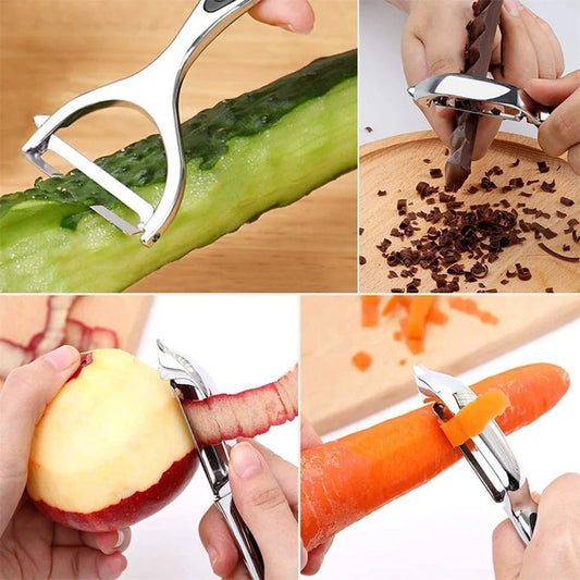 Stainless steel vegetable peeler