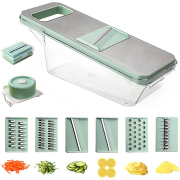 6 Blade Vegetable Slicer – Multi-Function Food Cutter