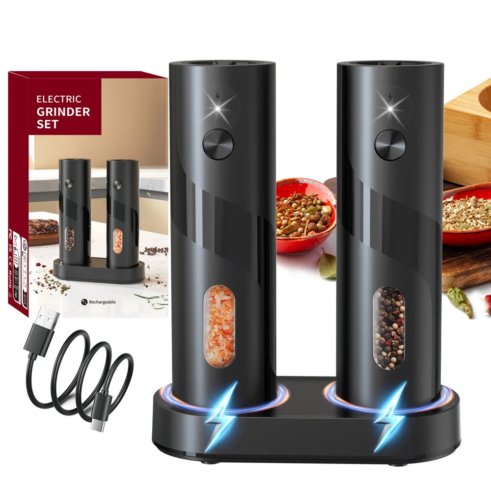 Rechargeable Electric Salt and Pepper Grinder
